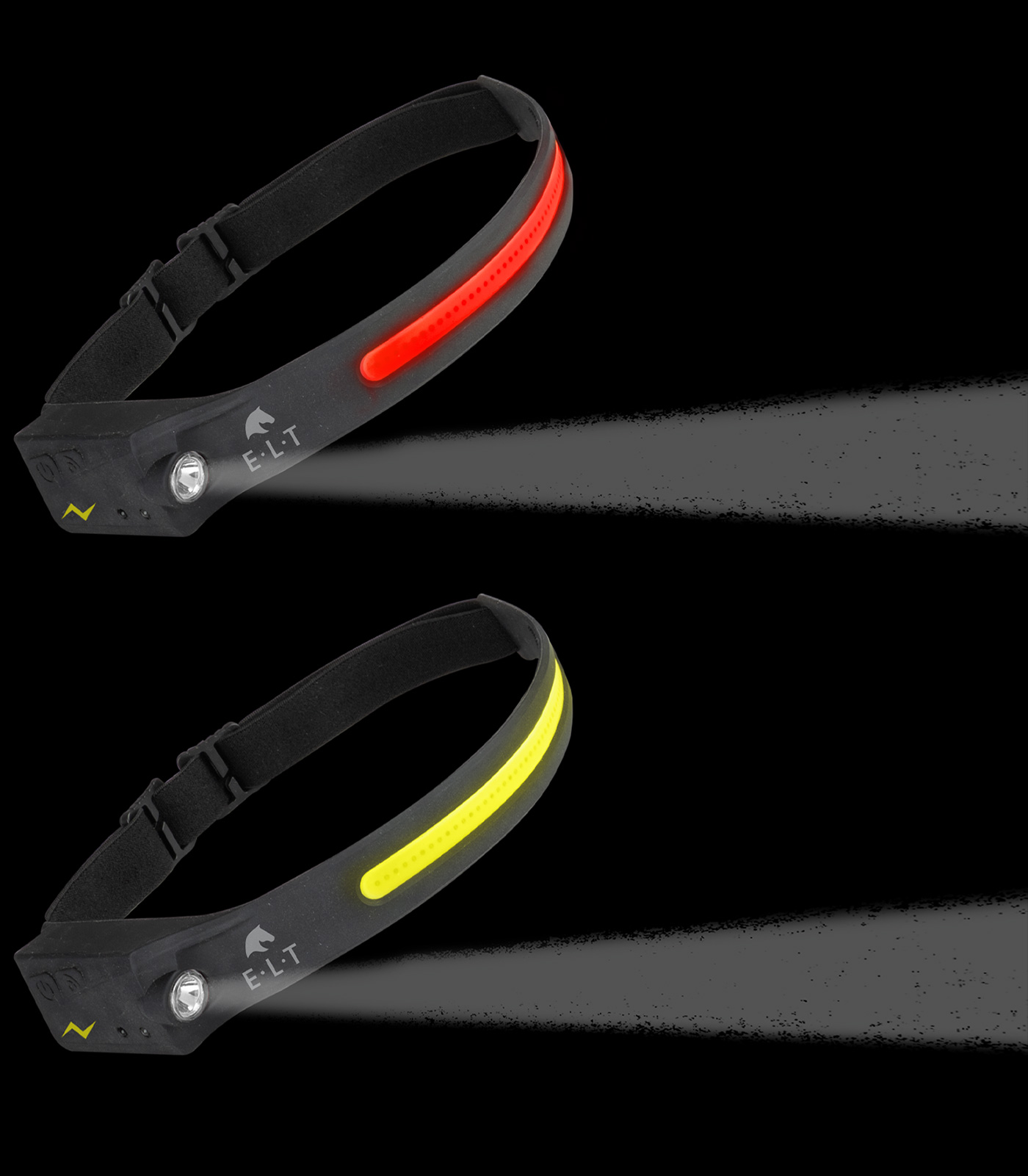 E·L·T sensor LED headlamp black