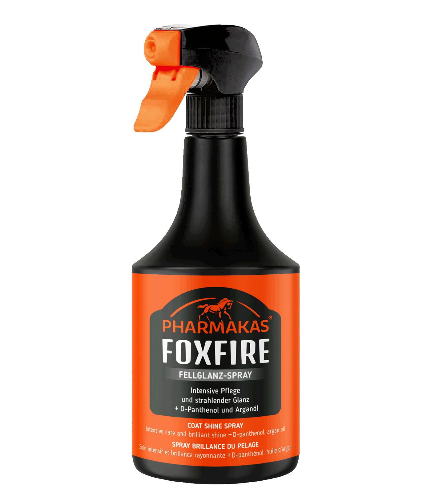 Abrillantador Pharmakas® Foxfire - loción para el pelaje, las crines y la cola, 500 l