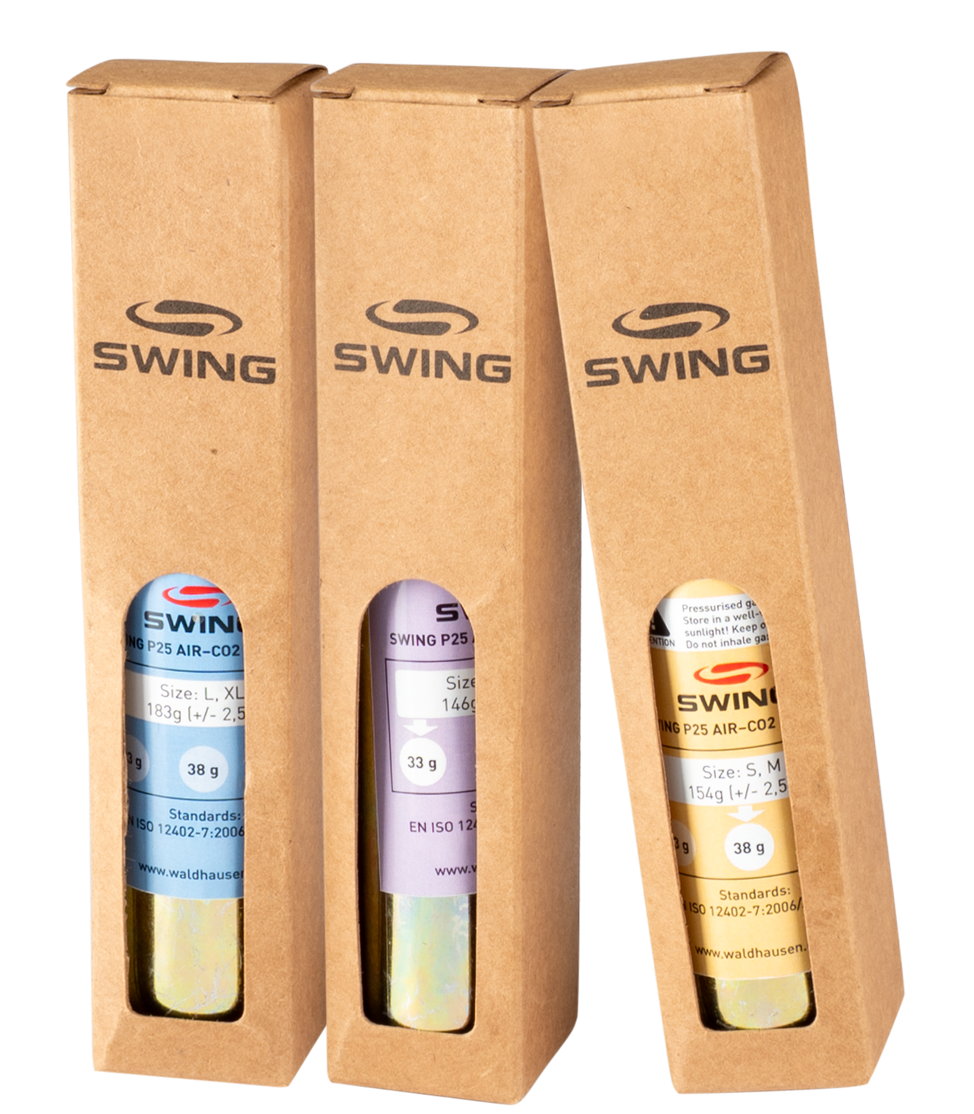 Replacement CO2 cartridge for SWING airbag vest P25 AIR