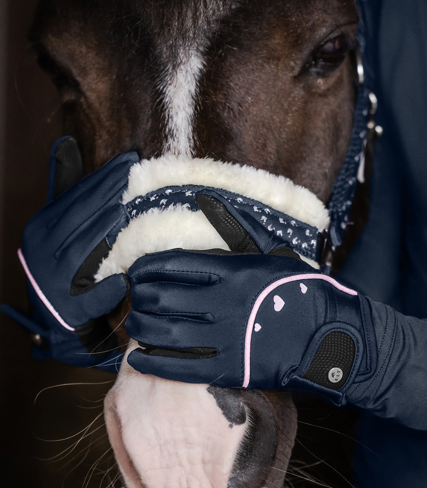 Gants d’équitation Metropolitan Heart, pour enfants