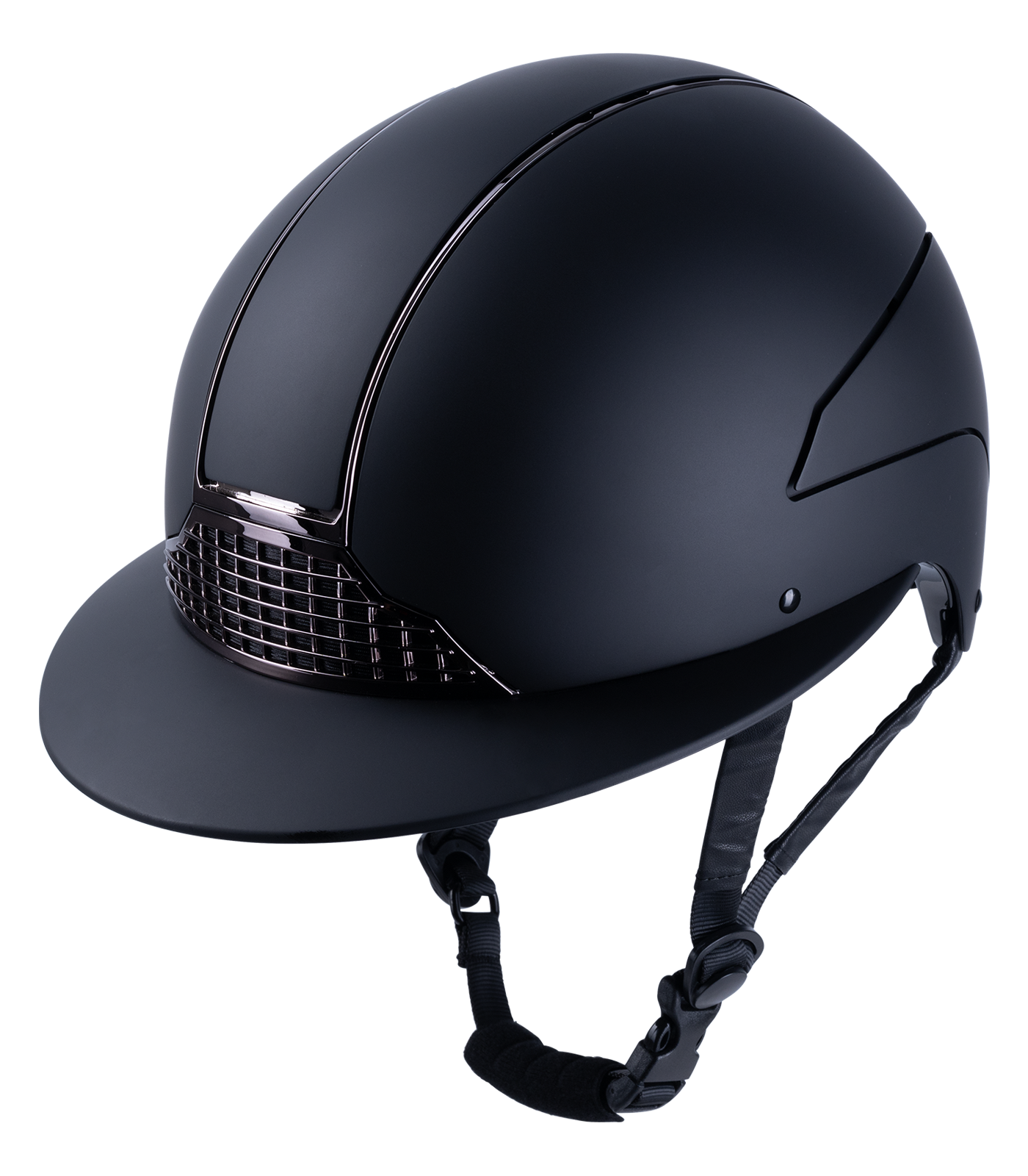 SWING H24 chrome riding helmet black mat