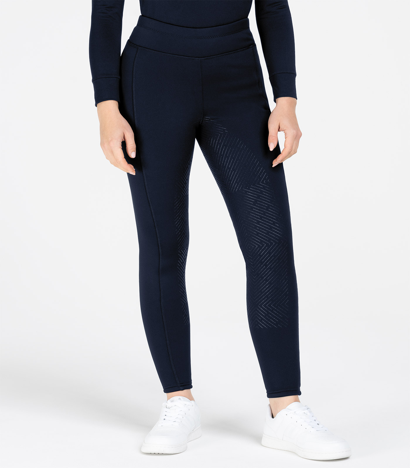 Thermo Teddy-Reitleggings Rica, Teens tiefblau