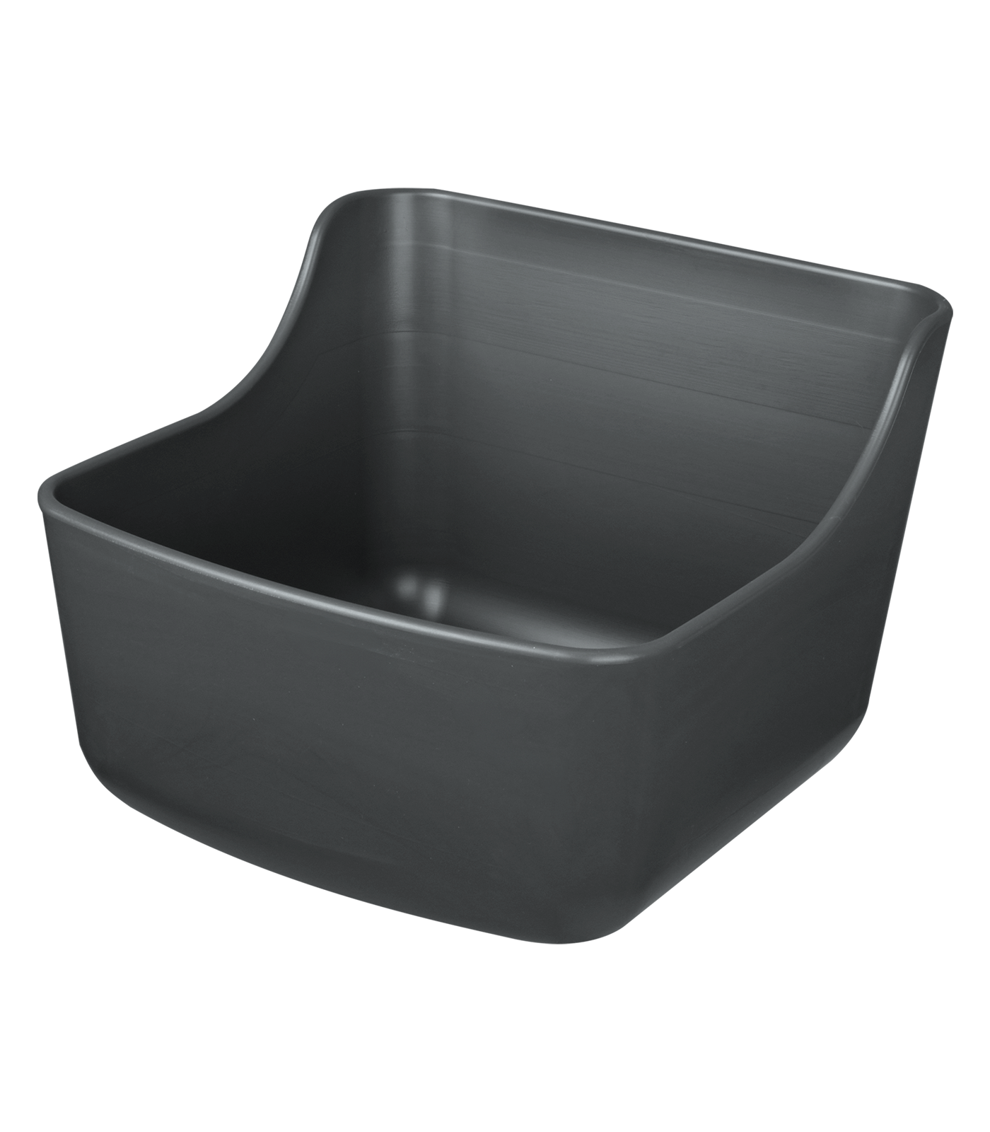 Strong plastic trough, 8 litres anthracit