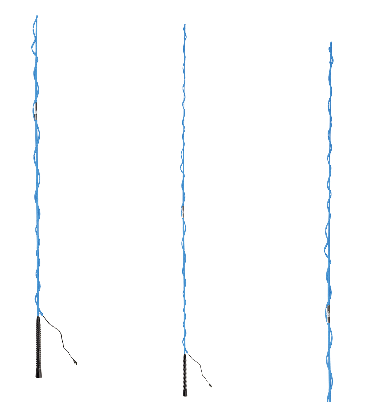 Frusta da addestramento, smontabile, senza anello blu azzurro