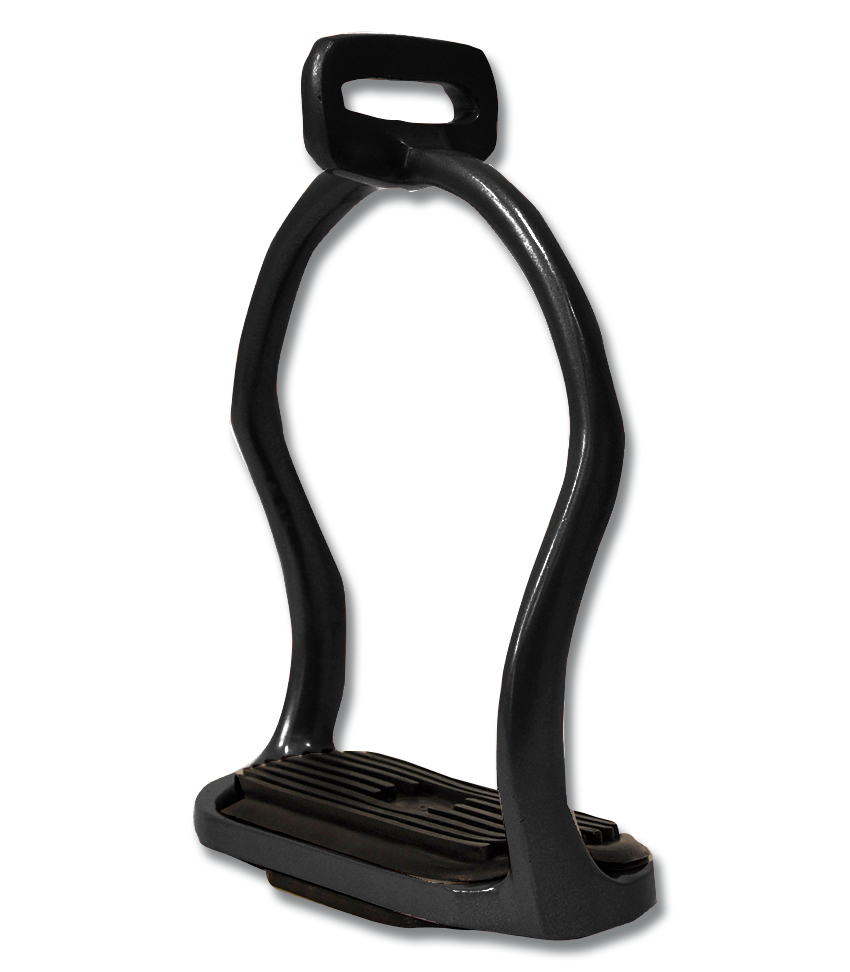 Alu Icelandic Stirrups black