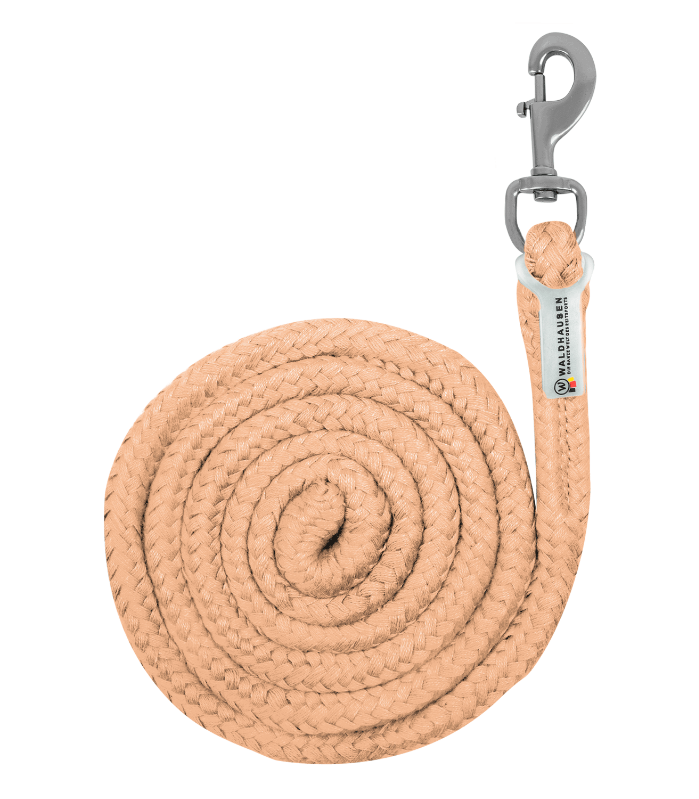 Anbindestrick Plus - Karabinerhaken pfirsich