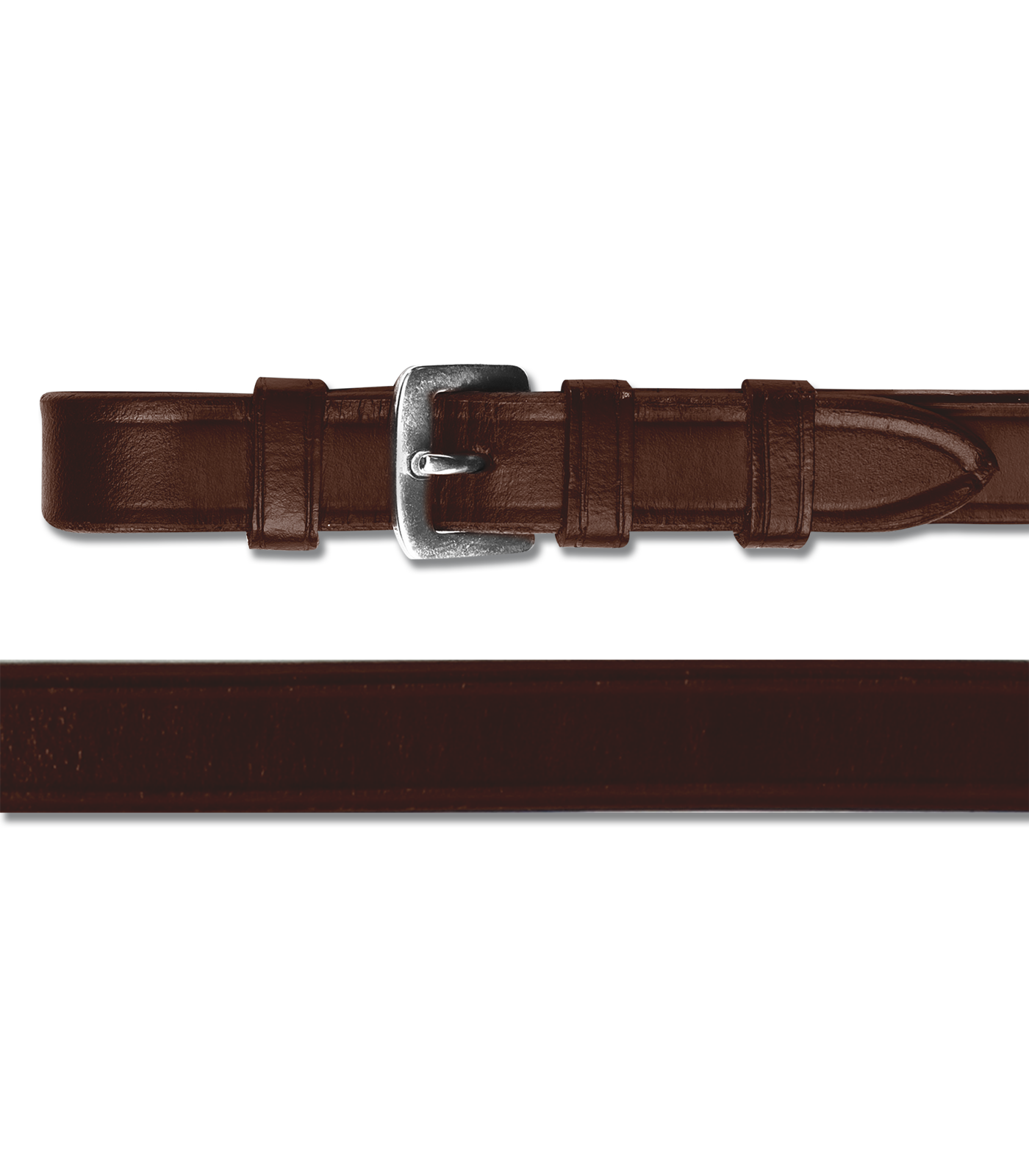 Waldhausen X-Line Rênes de bride en cuir marron