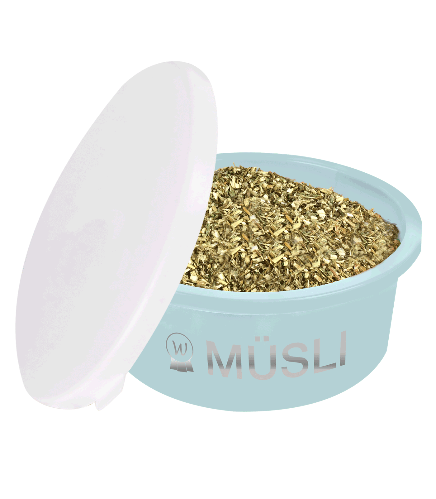 Bol à muesli avec couvercle turquoise