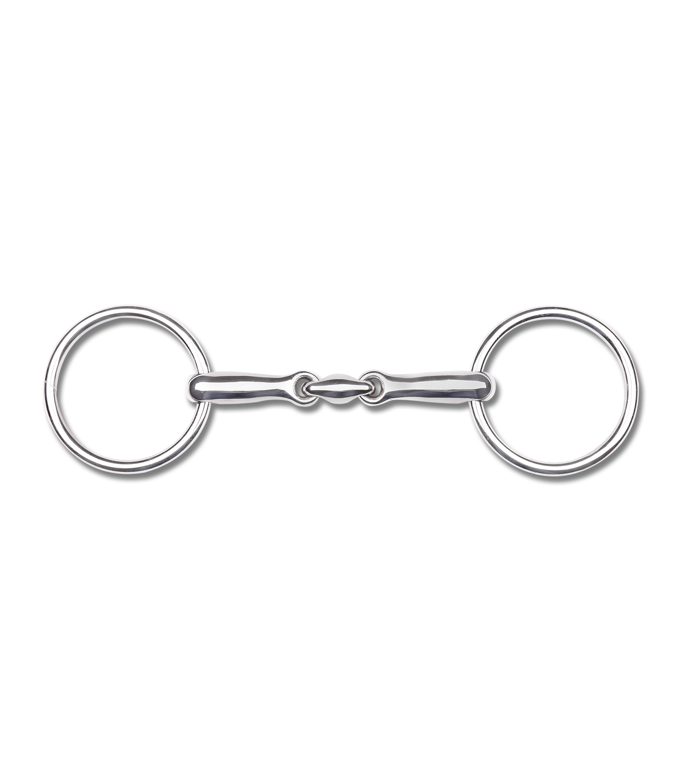 Pony Snaffle Bit, double-jointed, solid