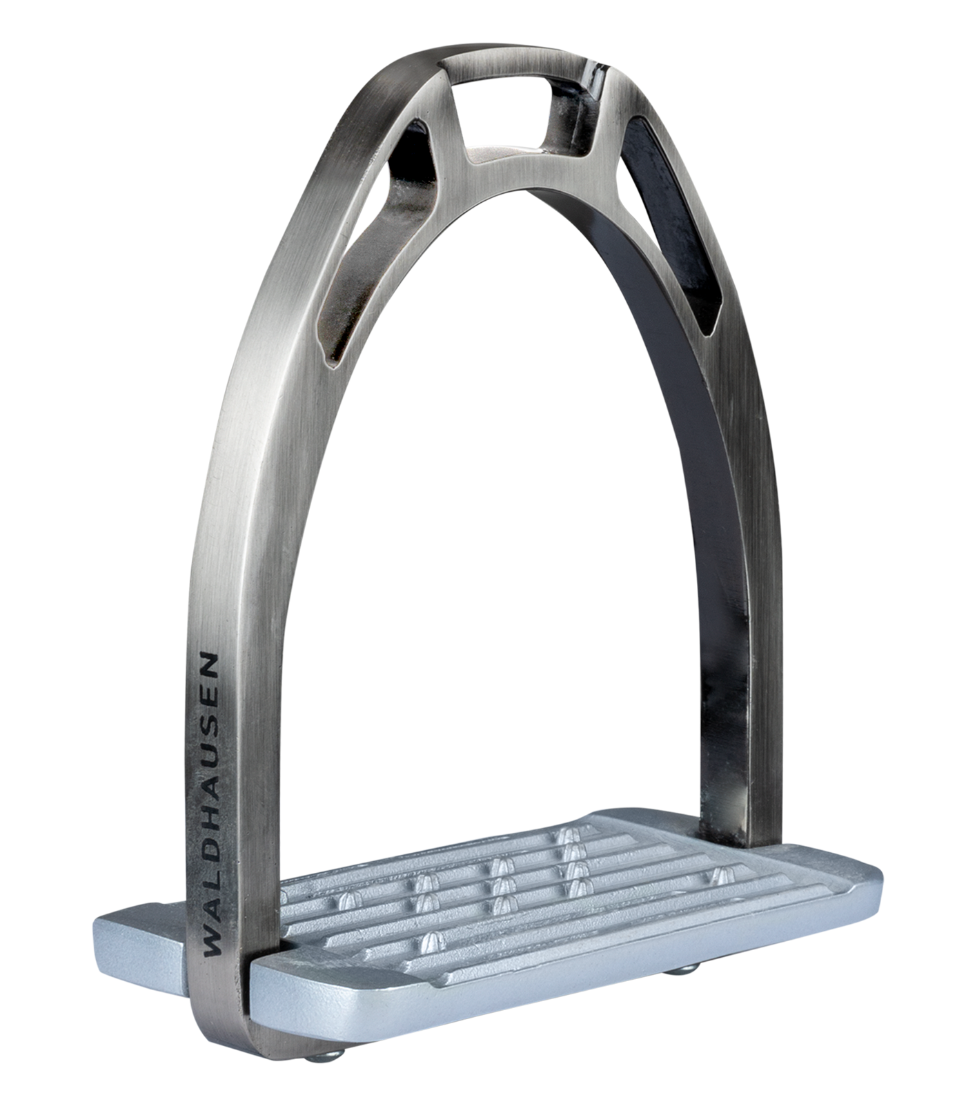 Étriers en aluminium gris
