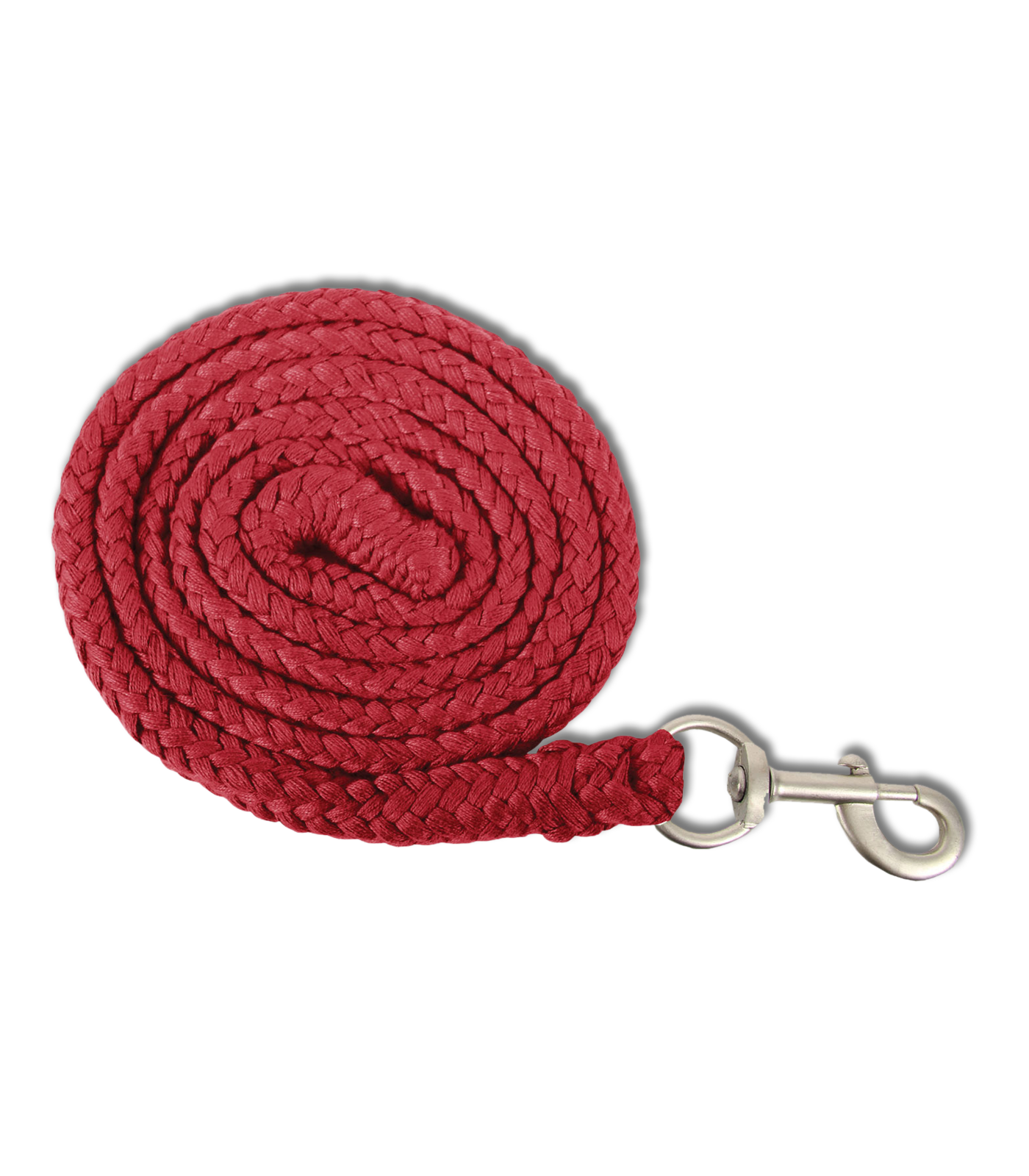 Anbindestrick Plus - Karabinerhaken bordeaux