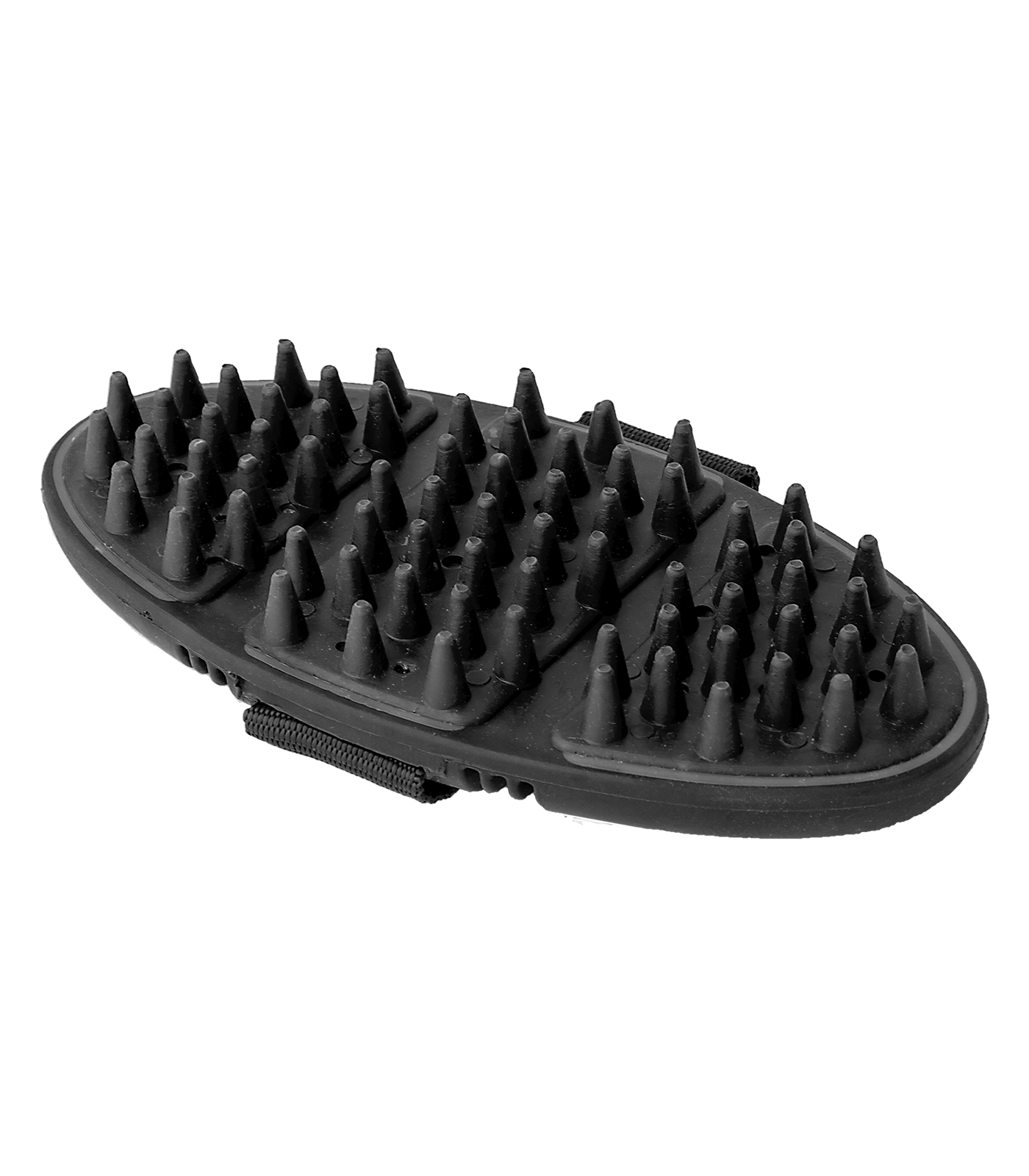 Flex Massage Curry Comb black/grey