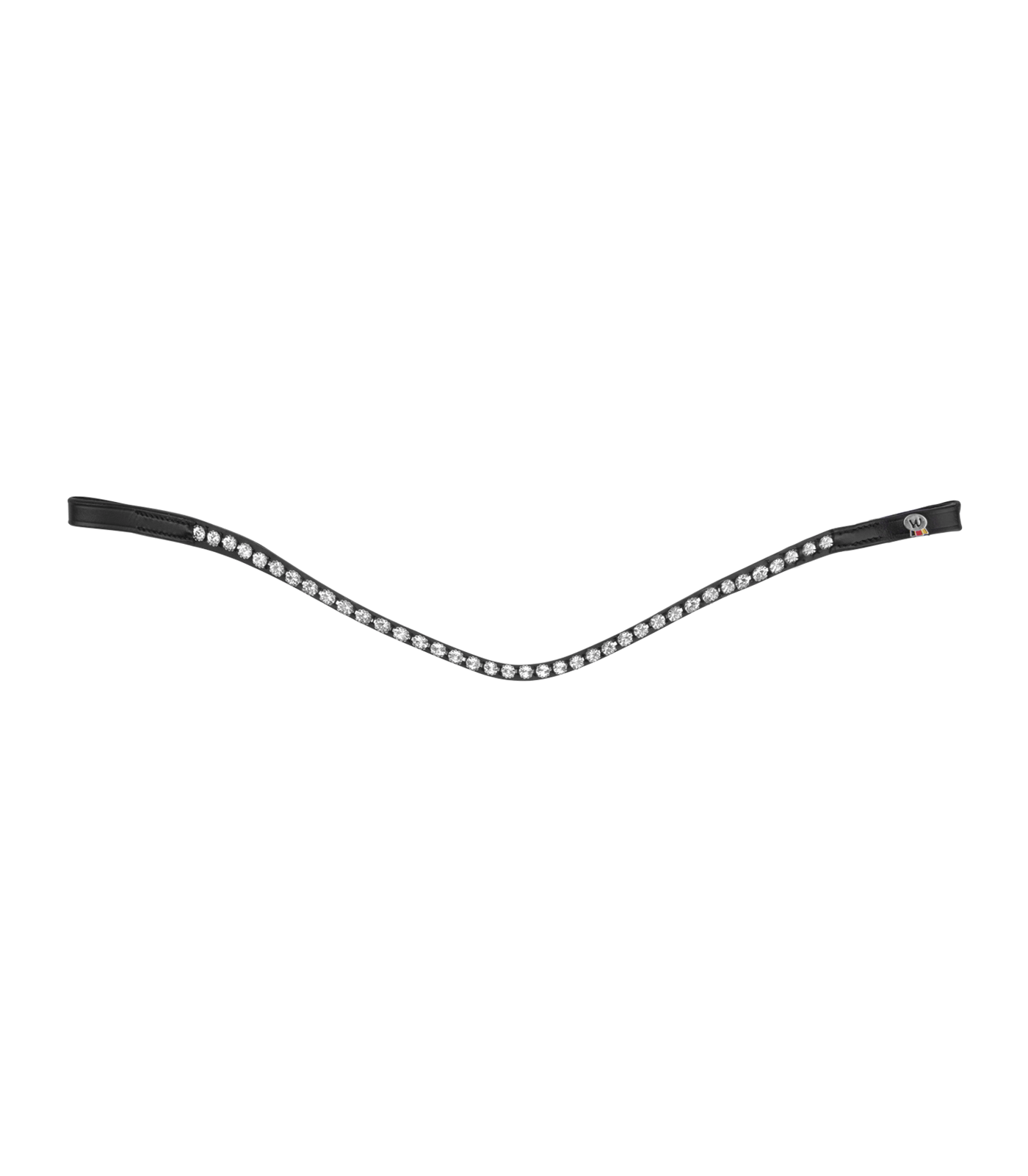 Černá prohnutá čelenka Waldhausen X-Line Glam