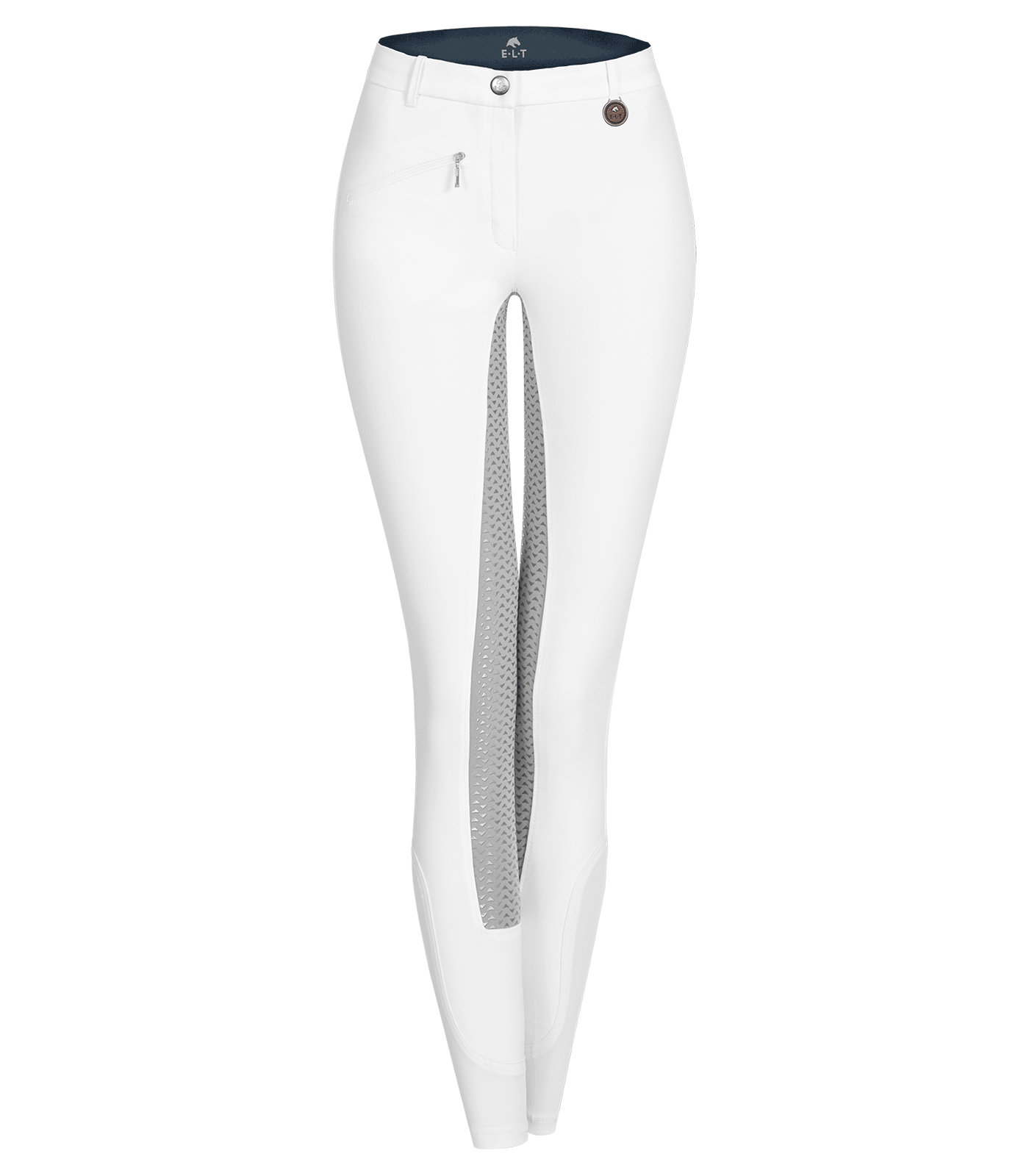 Reithose Fun Sport Silikon, Damen weiß