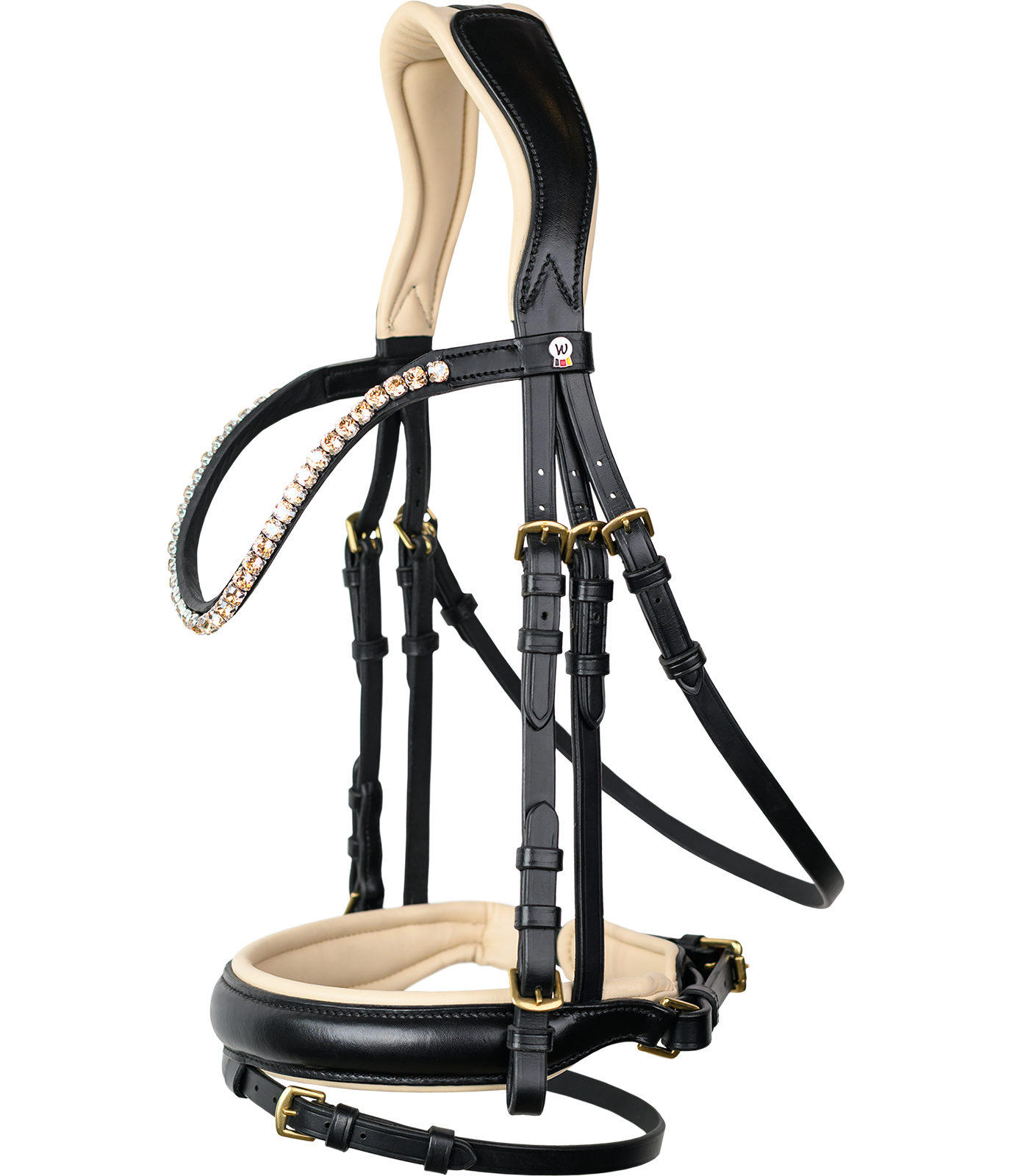 Waldhausen X-Line Trensenzaum Ivory schwarz