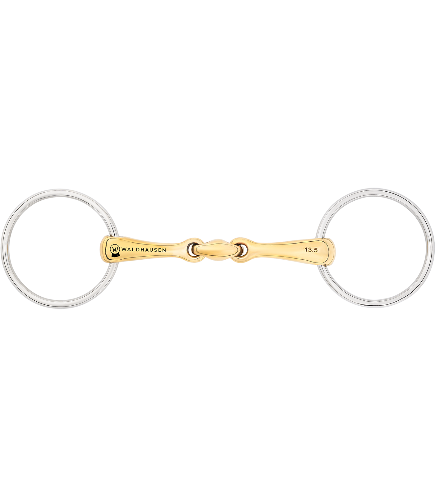 Stihlové udidlo Waldhausen Cyprium, 2× lomené