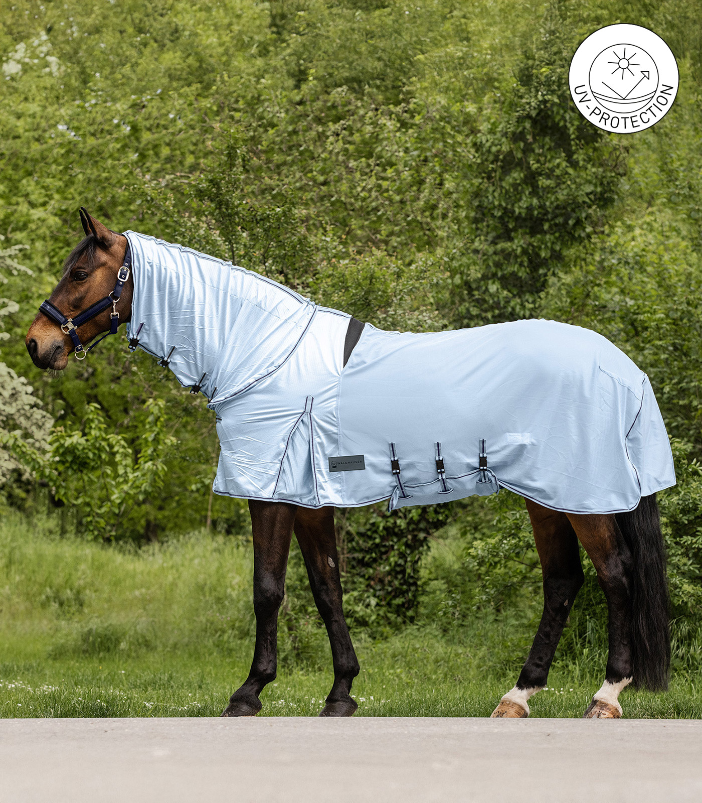 PROTECT Manta antimoscas y antieczematosa azul claro/azul noche