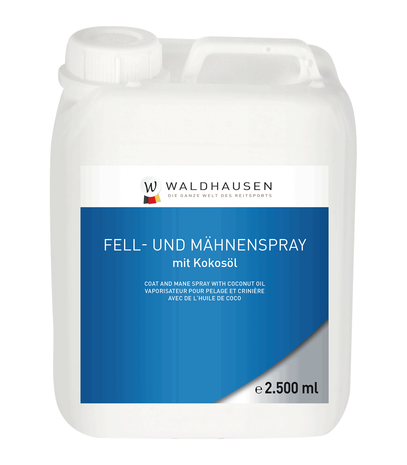 Fell- und Mähnenspray mit Kokosöl, 2500 ml