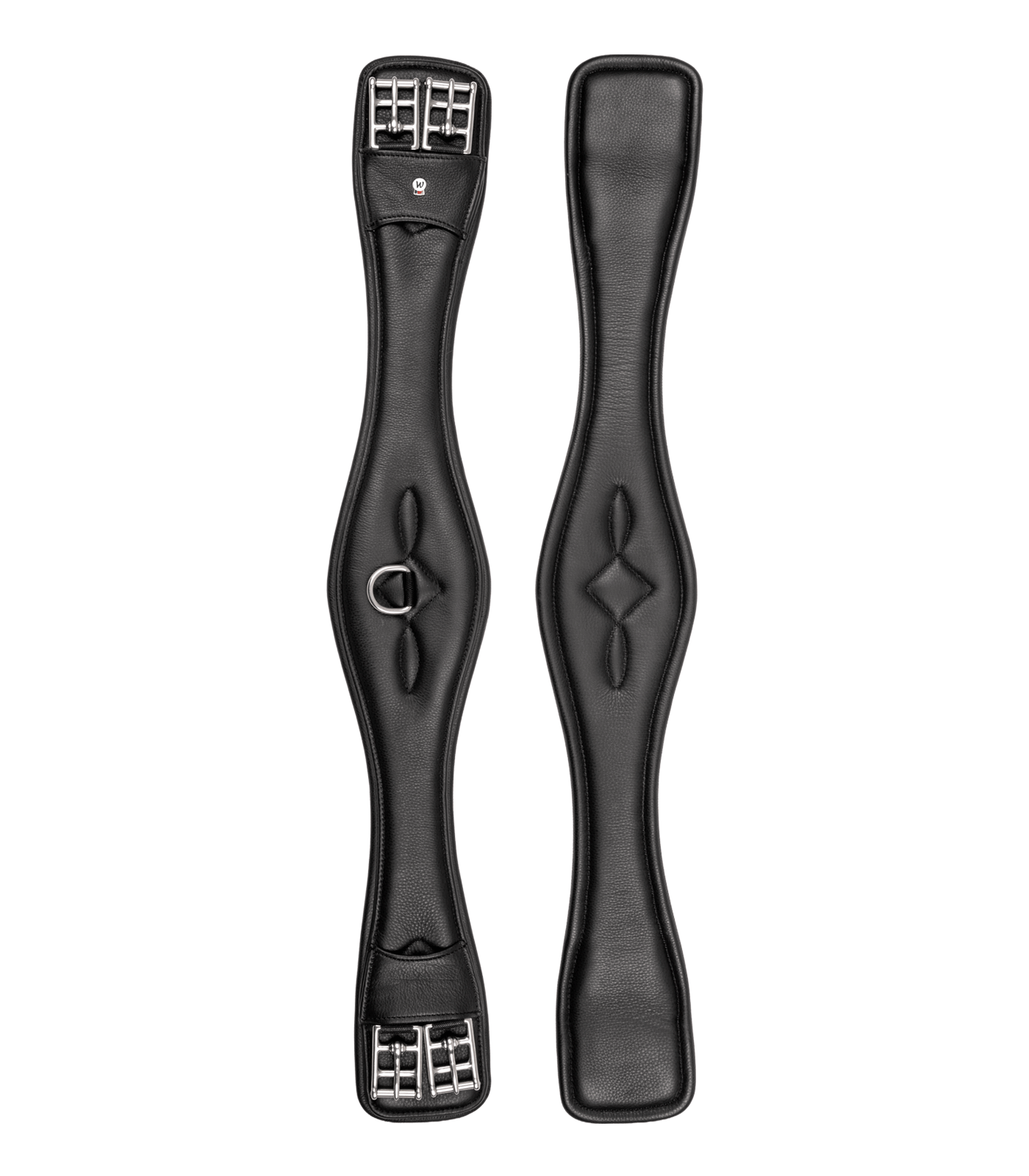 Lederkurzgurt Comfort schwarz