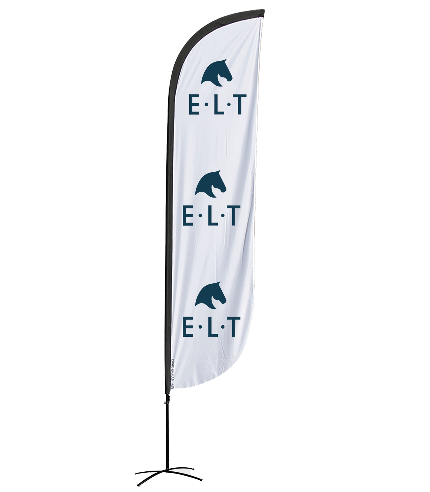 Beachflag E·L·T, M, 67 x 315 cm