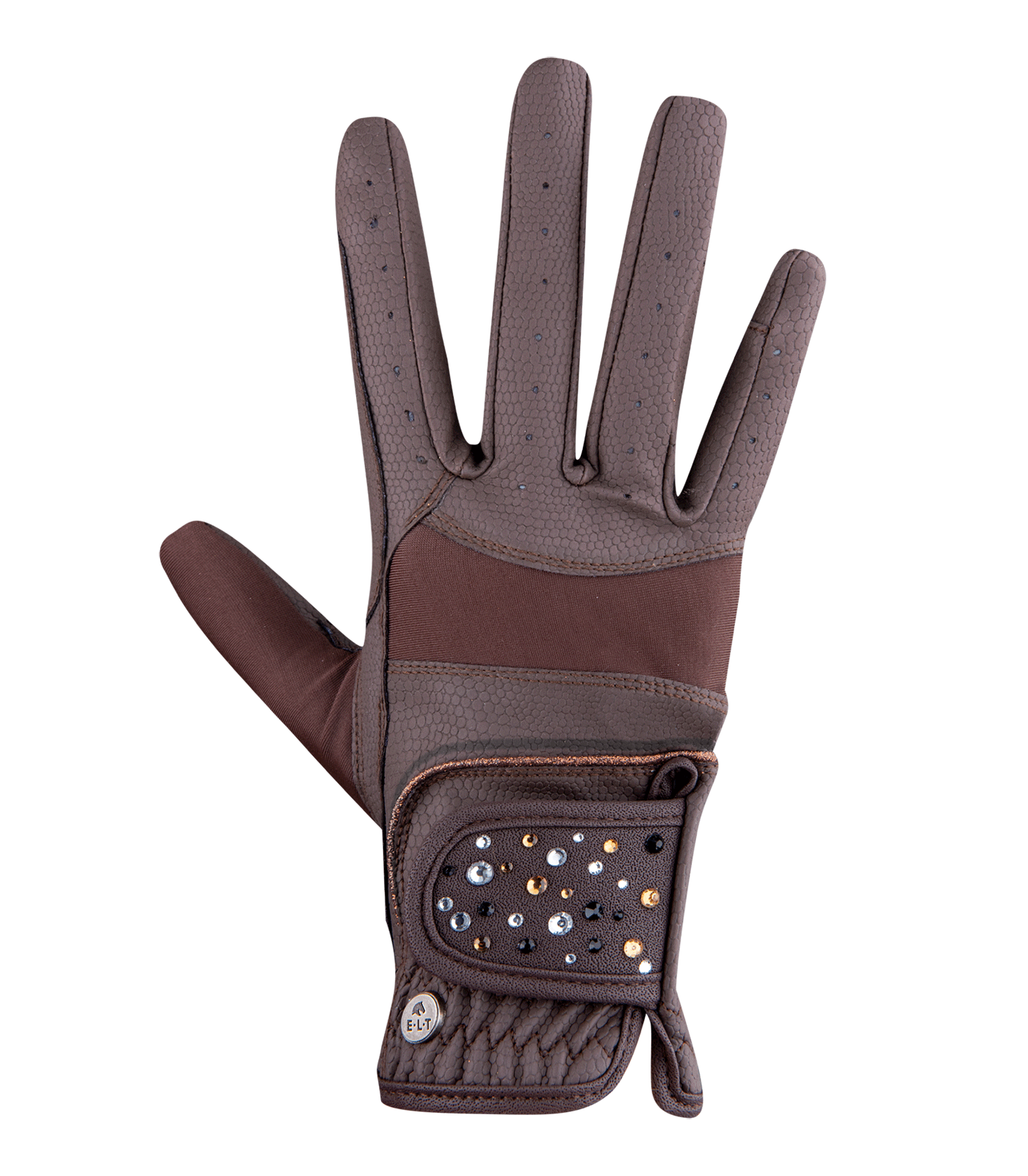 Guantes de equitación Brilliant marrón