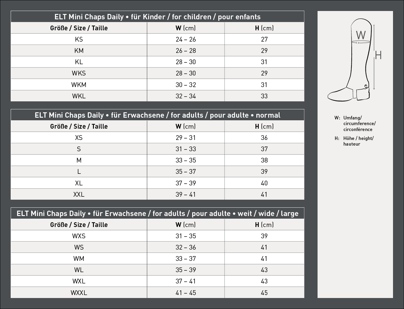 Size Table